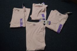*4x Fila Pink Tops Size: XS
