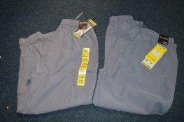 *2x BC Clothing Soft Blue Trousers Size: 10