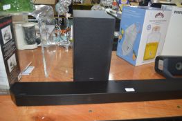 *Samsung Soundbar and Subwoofer