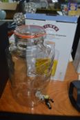 *Kilner Glass Drinks Dispenser