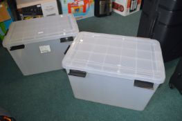 *Two Iris 70L Storage Boxes