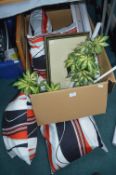 Household Goods, Cushions, Artificial Plants, etc.