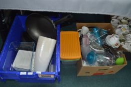 Kitchenware, Pottery Items, etc.