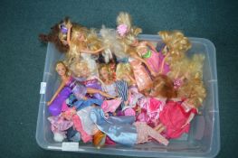 Eighteen Barbie Dolls etc.