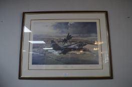 Signed Framed Aircraft Print 