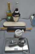 Kitchen Items plus Vintage Alcohol