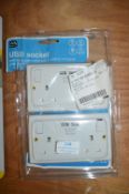 *Master Plug USB Socket 2pk