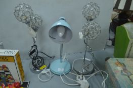 Three Desk Lamps