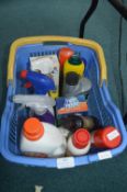 Basket of Cleaning Products