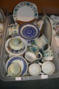 Vintage Midwinter Cups, Saucers, Jugs, etc.