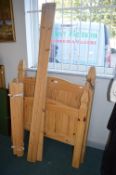 Solid Pine Single Bed Frame