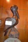 Carved Wooden Pelican