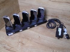 * 5 x Symbol/Motorola MC40 barcode scanner with charging dock