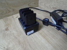 * 4 x batteries for Symbol/Motorola MC40 barcode scanner in charging dock