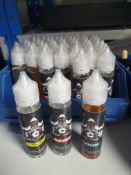 * approx 50 x 50ml Vape e-liquid - intensive cloud unit - Pulse/Red Vein/Flatline