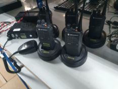 * set of Motorola radios