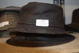 Two Heather Johnstone Wax Bush Hats Size: S