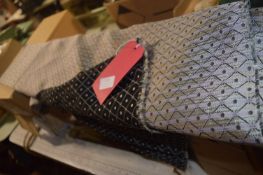 Quantity of Black Jacquard Material