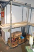 Four Tier Light Duty Galvanised Racking