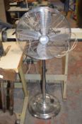 *Chrome Pedestal Fan