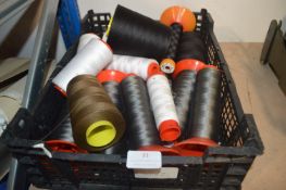 Quantity of Sewing Bobbins with Assorted Thread