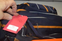 5ft wide Roll of Blue Hues Stripe Polycotton