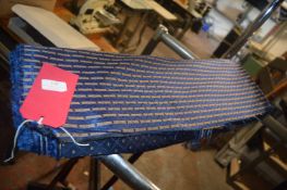 Quantity of Blue Jacquard Material