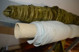 Quantity of Green Velvet and Blue Velvet