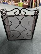 Folding Fire Screen