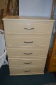 Five Drawer Bedroom Storage Chest