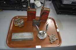 Vintage Motoring Collectibles Including French Car