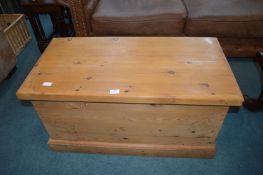 Modern Pine Blanket Box