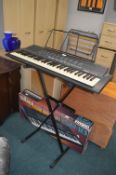 Yamaha PSR18 Portatone Electronic Keyboard with St