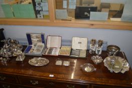 EPNS Cutlery Sets, Wine Coolers, etc.