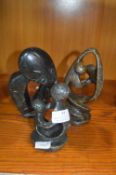Three Soapstone Carvings
