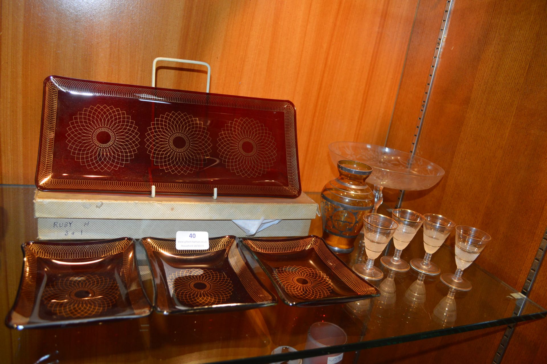 Retro Glass Serving Dishes etc.