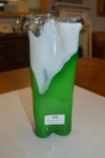 Green Studio Glass Vase