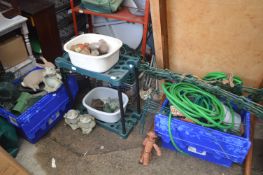 Garden Ornaments, Edging, Feeders, etc. (crates no