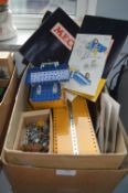 Box of Vintage Meccano Parts