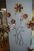 Decorative Metal Floral Wall Art