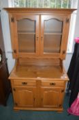Kitchen Dresser with Glazed Cabinet