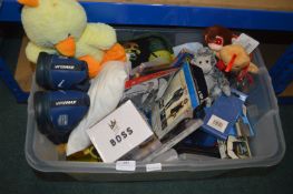 DVDs, Soft Toys, and Household Goods etc.