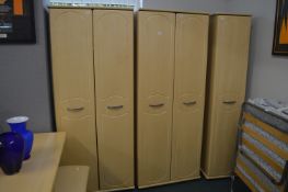 Two Double and One Single Wardrobes