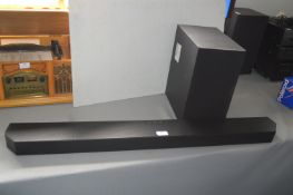 *Samsung Soundbar and Subwoofer