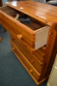 Small Pine Four Drawer Chest
