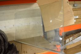 *Glass Bath Screen (salvage)