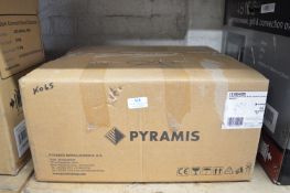 *Pyramis Brushed Steel Sink 40x40x20cm