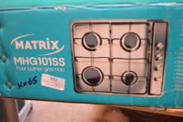 *Matrix MHG101SS Four Burner Gas Hob