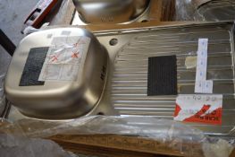 *Five Pyramis ET334 14x10 Linen Stainless Steel Si