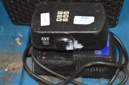 Battery Charger JRPCB-6B and a Battery